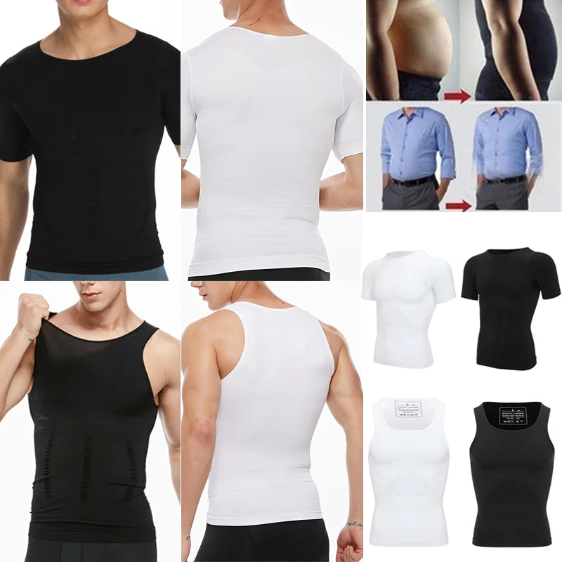 Gaine Gainante Homme – Ventre Plat, Correction de Posture, Tailles M à 3XL