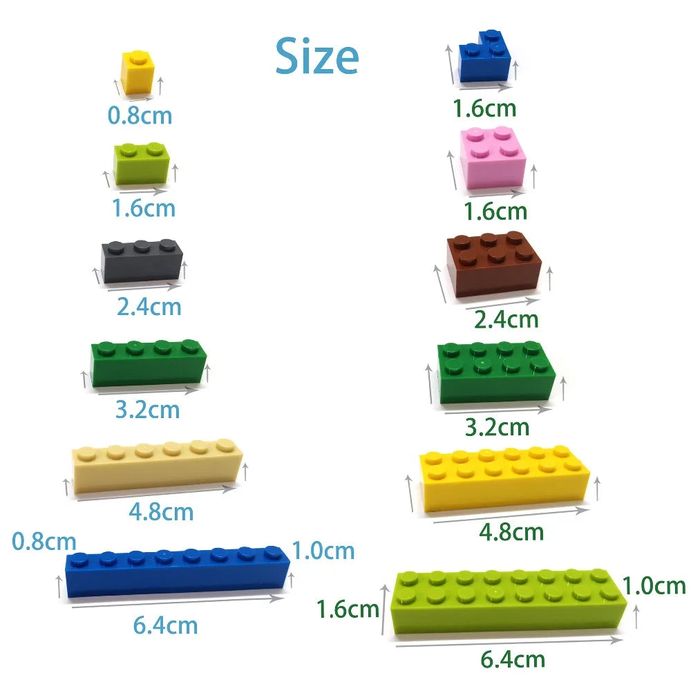 Jeu de Briques de Construction 600 Pièces – 12 Couleurs, Lumineux, Compatible Lego