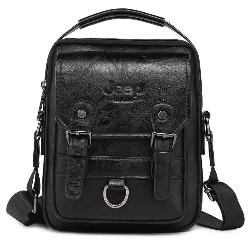 Sac Bandoulière Business Homme en Cuir – Grande Capacité, Multi-Compartiments